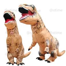 Traje inflável de dinossauro, festa de feriado, Performance de palco, decoração, adereços, tiranossauro Rex, traje inflá