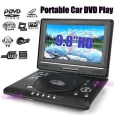 Leitor de DVD móvel HD de 9.8 polegadas para crianças aprendendo CD Player VCD portátil