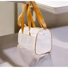 Bolsa Mala Maleta Praia Lembrança Casamento, festa, Cristal e Dourado
