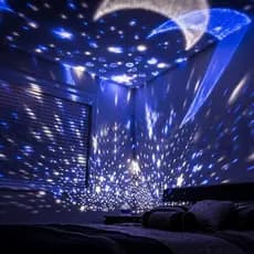 Luminária Projetor Estrela 360º Galaxy Abajur Star Master 802