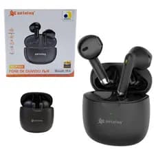 Fone de Ouvido Bluetooth TWS Peining PEI-P9001 | Resistente à Água preto e branco