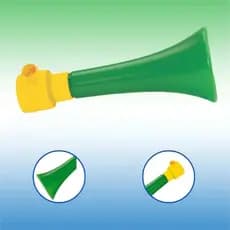 CORNETA VUVUZELA  20CM APITO BUZINA DO BRASIL VERDE E AMARELO - IDEAL PARA A COPA DO MUNDO - 2301