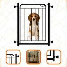Portão de Segurança Interno para Pets Grade com Pintura Eletrostática e Extensores