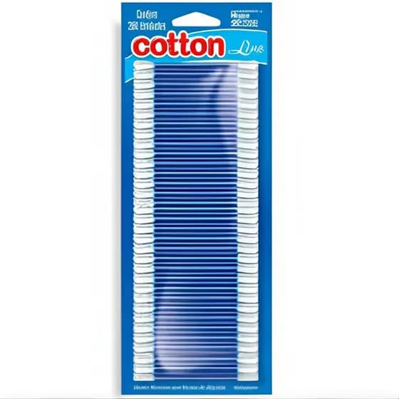 Hastes Flexíveis Cotonete Cotton Line Com 280 Unidades
