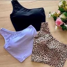 Top basico estilo causal cropeed mula