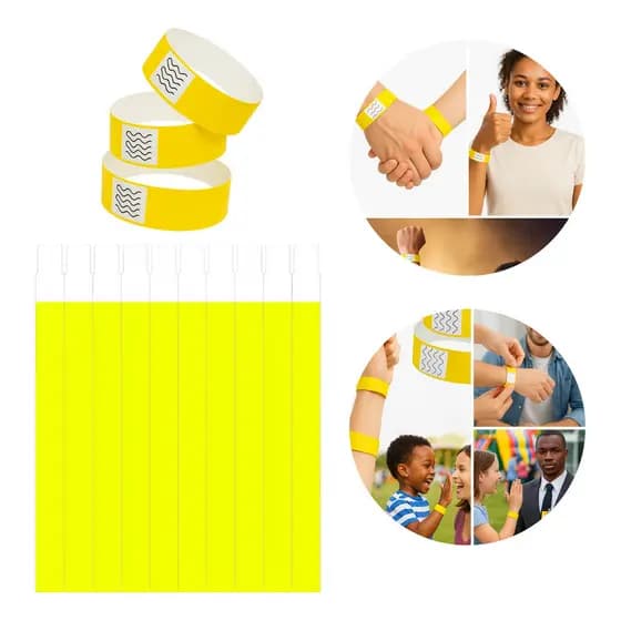 1000 Pulseiras Identificação Para Balada Festas Eventos Vip