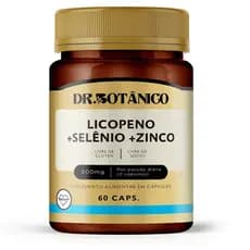 LICOPENO COM SELÊNIO E ZINCO 60CAPS DR BOTÂNICO
