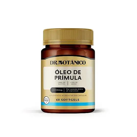 ÓLEO DE PRÍMULA 2000MG 60 SOFTGELS - DR. BOTÂNICO