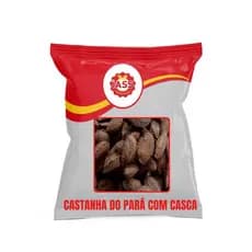 CASTANHA DO PARÁ COM CASCA 500GR