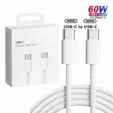 Cabo de iPhone 60W PD USB C cabo tipo c original para iPhone 15 16