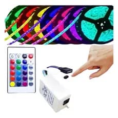 Controlador Ajustável Dimmer  controdor  De Cores e ligar e desliga Para Todas Fitas Led TB0506
