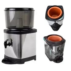 Filtro Bebedouro Agua Base Inox Cuba De Barro 6L Bóia Purificação