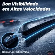 Par Palheta De Limpador Silicone Dianteiro Para-brisa Carro Topo J Completo Varios Carros
