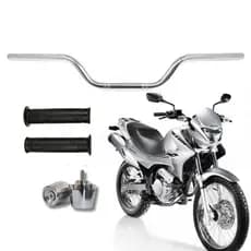 Guidão Falcon 2000/2007 Com Peso Pcx Manopla Pcx Peça Resistencia