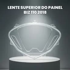 Lente Painel Moto Honda Biz125/110 Titan150 Pop100/110 Transparente Instalação Rápida