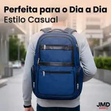 Mochila para Uso Diário com Compartimento para Notebook e USB Integrado