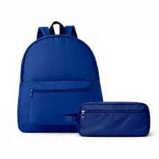 Mochila com Necessaire para Trabalho Estudos Passeios e Uso Diário
