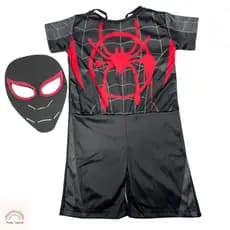 Fantasia Infantil Venom Spiderman Homem Aranha Preto Envio Imediato