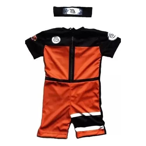 Fantasia Naruto Infantil Uzumaki Roupa Festas - 1 A 10 Anos