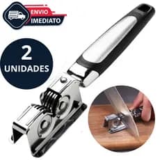 Amolador e Afiador Profissional Inox De Facas e Tesouras Qualidade Premium Churrasco Cozinha