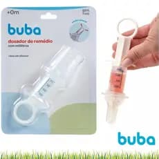 Dosador De Remédio Com Mililitros Seringa Buba Com Bico de Silicone Anti Engasgo
