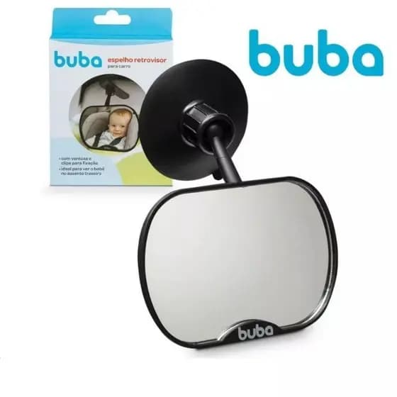 Espelho Retrovisor Para Carro Segurança Bebe Criança Buba Ver Olhar Bebê Banco Traseiro Cadeirinha