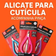 Alicate Para Cutículas Unha Profissional Removedor de Cutícula Com Pinça Corte Preciso
