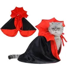 Legal Halloween Trajes Para Animais De Estimação Cosplay Capa De Vampiro Cão Pequeno Gato Gatinho Filhote De Cachorro Vestido Kawaii Roupas Accessoties Presente