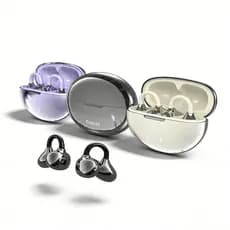 Fones De Ouvido Bluetooth Com Clipe Invisível Portátil , Uso Sem Dor , Poderoso Cancelamento De Ruído , Bateria De Longa