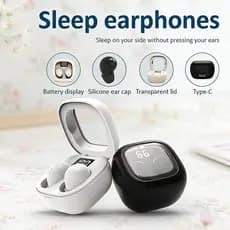 SK19 Bluetooth 5.3 Fones De Ouvido Sem Fio Mini Estéreo HiFi TWS Invisíveis