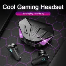 X15 Pro TWS Bluetooth Gaming Fones De Ouvido Baixa Latência Cancelamento Ruído Sem Fio Controle Toque HD Chamada Fone Co