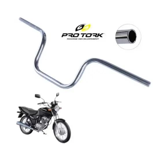 GUIDÃO TITAN/FAN 125 00-03/TITAN 150 04-08 - ( CROMADO ) - PRO TORK