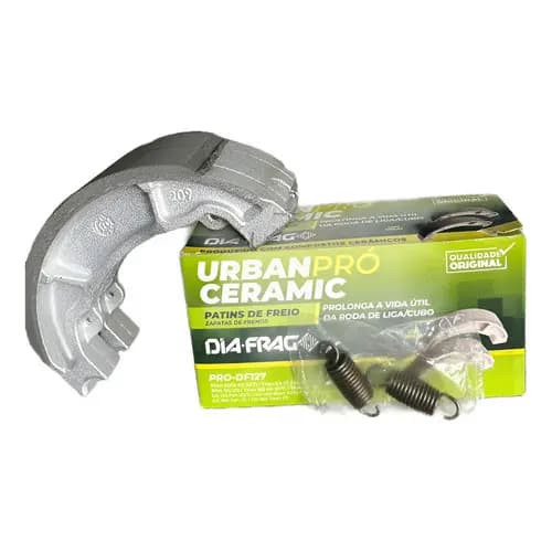 Lona de Freio  Patim de Freio com molas Universal Honda Cg Titan 125 150 160 Diafrag