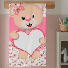 Toalha de Banho Infantil Conforto Algodão Macia Estampa Ursinha Princesa Menina Fofo