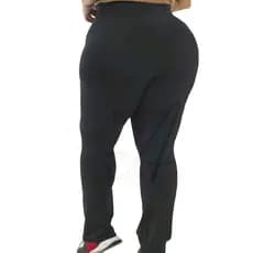 Calça Flare Bailarina Suplex Zero Transparência Feminina Cintura Alta Levanta Bumbum Plus Size
