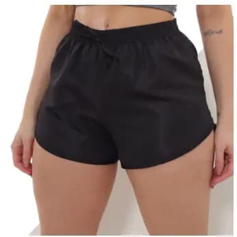 Shorts Tactel Feminino Saída de praia pareô Canga Short de Academia Moda Verão 202444..