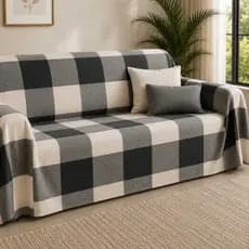 KIT 2 Mantas King 3,00m x 1,80m Sofá Grande Decorativa Grossa Protetora | Sala, Cama e Coberta