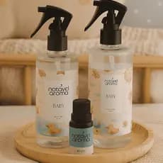 Kit Agua Perfumada + Home Spray + Essencia Baby - Notável Aroma