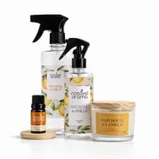 Kit Home Vela Essencia Aromatizante Odorizante de Ambiente Chá Branco