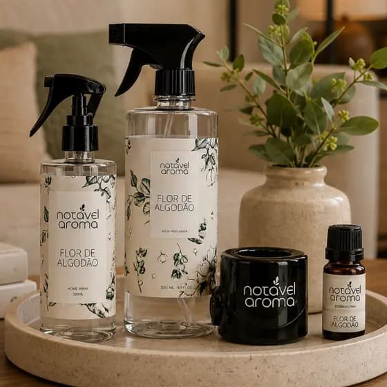 Kit Odorizante de Ambiente Difusor Home Agua Perfumada Essencia Casa Perfumada