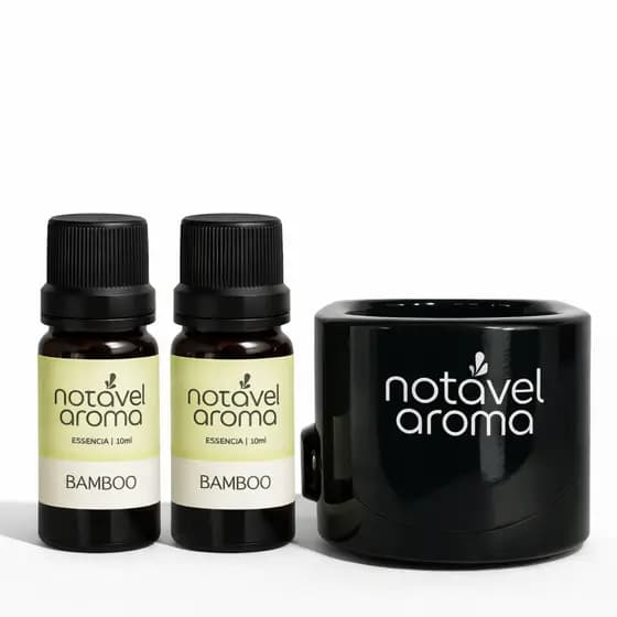 Kit Difusor Elétrico Aromas Casa Perfumada + 2 Essências Puras Concentradas 10 ML