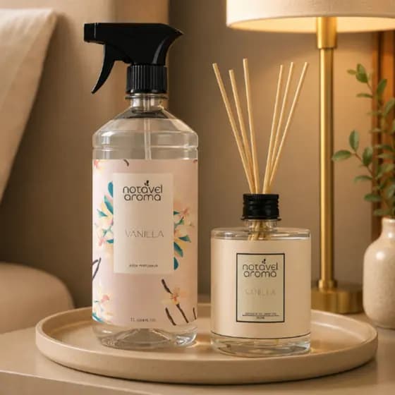 Difusor de Varetas Com Refil Agua Perfumada Odorizante Aromatizante Ambiente Tecidos