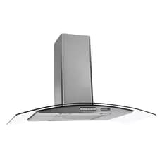 Coifa de Parede Nardelli Vidro Curvo Duto Slim 90cm Inox 127V