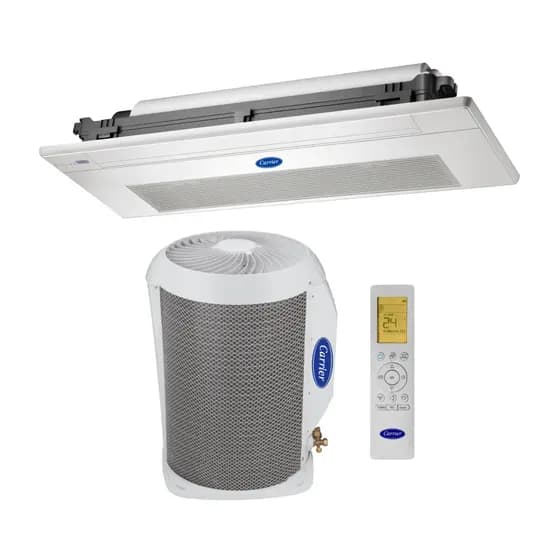 Ar Condicionado 18000 Btus Split Cassete 1 Via Inverter Carrier Quente e Frio 40kvqof18c5 220v
