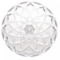 Prato para Bolo de Cristal Deli Diamond 30,5cm x 14,5cm