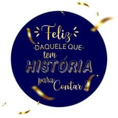 Painel Decoração Festa Feliz Redondo 1,50x1,50 Tecido Elanca C/Elástico