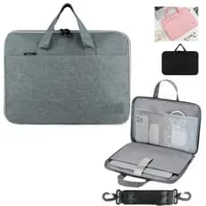 Capa para Notebook case pasta grande 13 até 17 polegadas acolchoada e resistente a água e alças