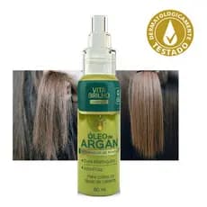 Óleo De Argan Reparador De Pontas 60ml  Anti Frizz Ouro Marroquino Com filtro Solar Nutrição Profunda Professional