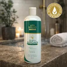 Shampoo Óleo de Argan 1L com Tampa Hidratação, Nutrição e Brilho para os Cabelos