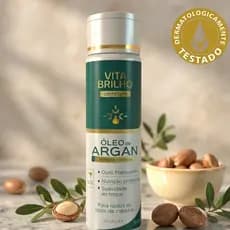 Creme de Pentear Vita Brilho Óleo de Argan 300ml  Maciez, Brilho e Controle do Frizz